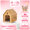 Nhà Cho Chó Mèo Bằng Gỗ