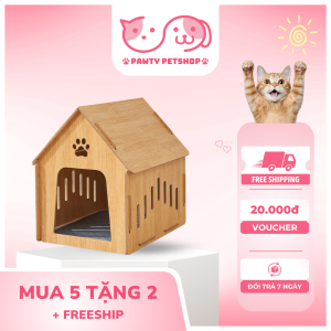 chuồng chó bằng gỗ